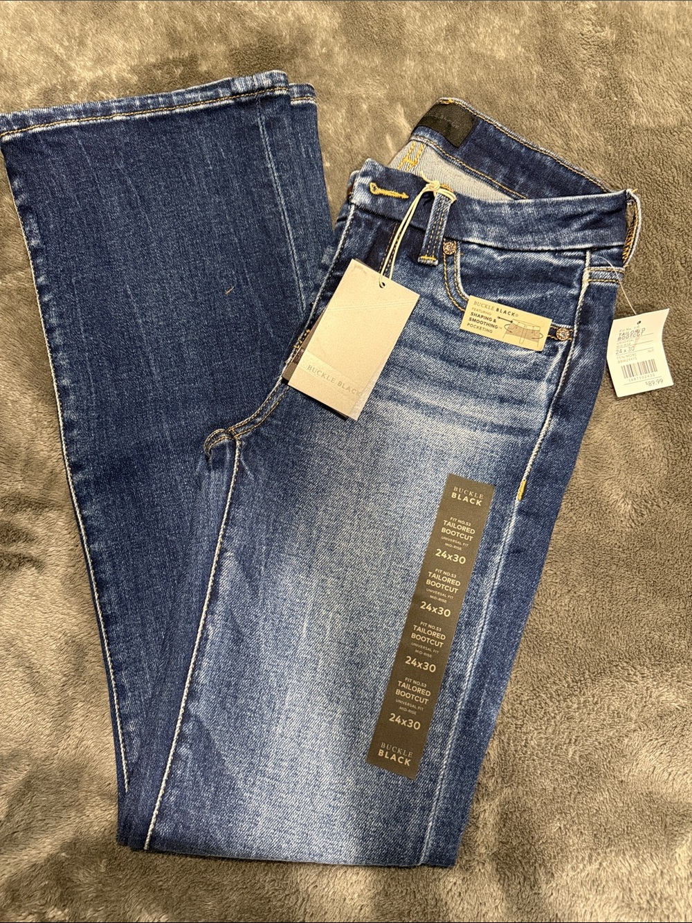 Black Label Women's Medium Blue Bootcut Jeans
